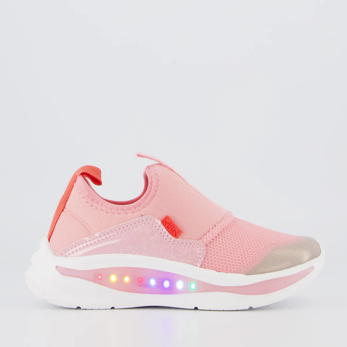 Tênis Klin Flash com Luzes Infantil Rosa
