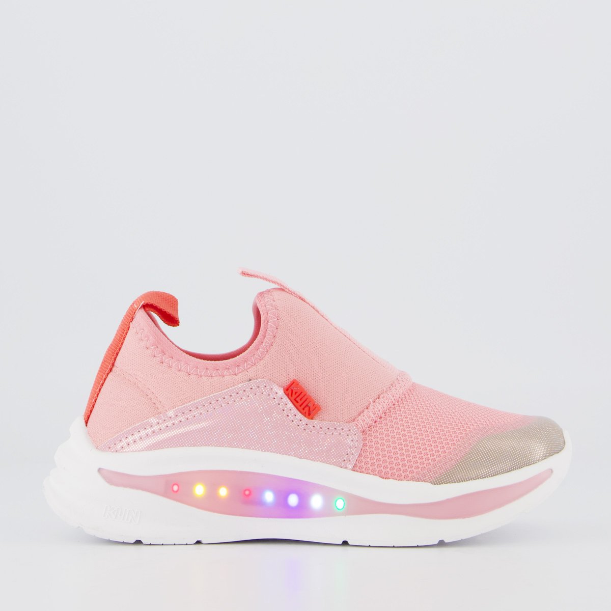 Tênis Klin Flash com Luzes Infantil Rosa