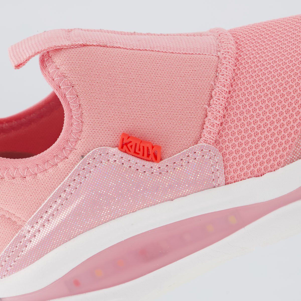 Tênis Klin Flash com Luzes Infantil Rosa Rosa 7