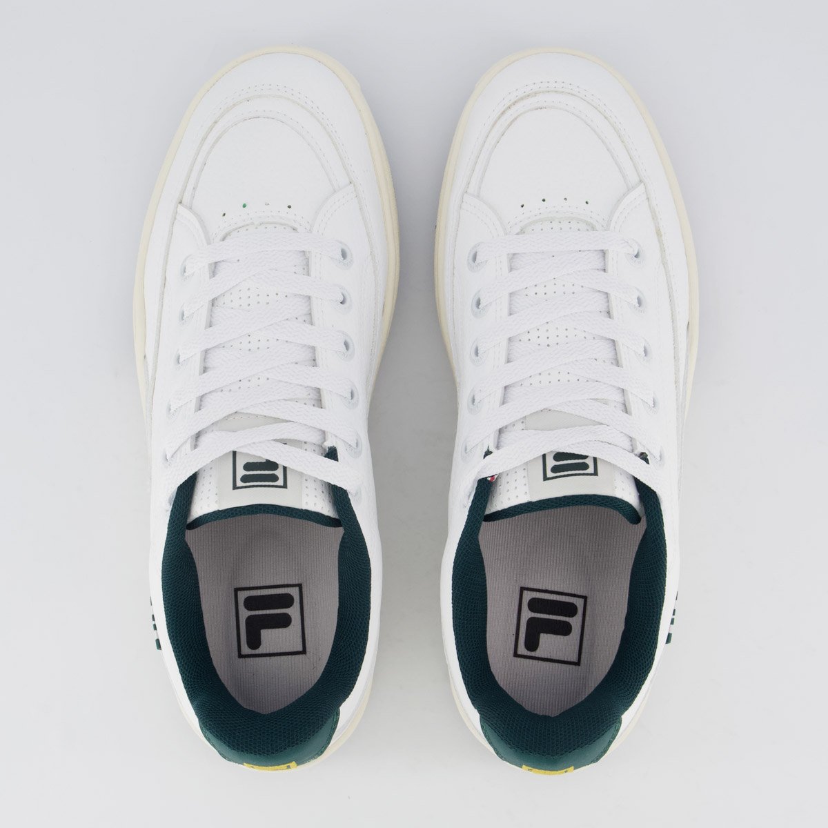 Tenis Fila Clubhouse 99 Branco e Verde Branco 4