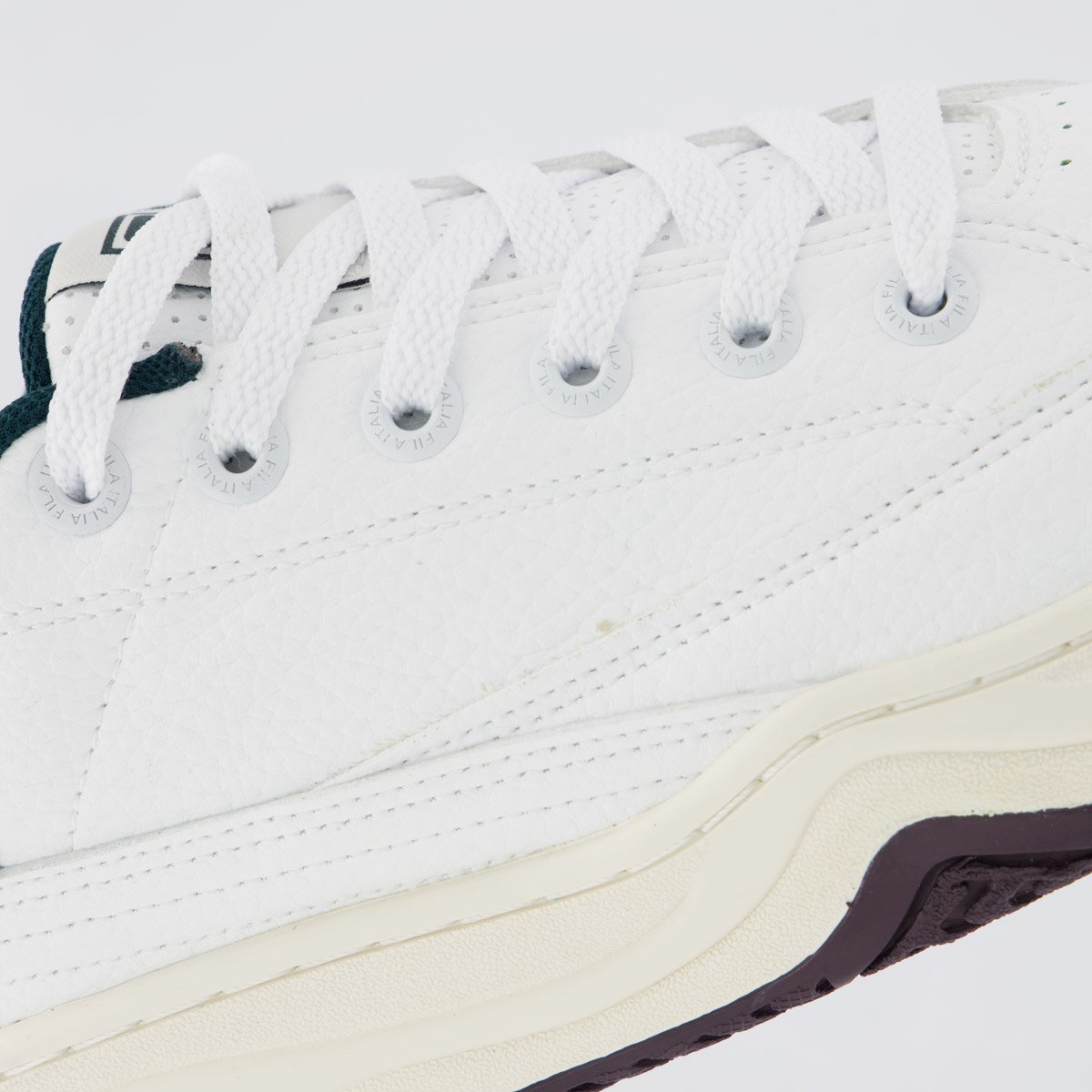 Tenis Fila Clubhouse 99 Branco e Verde Branco 7