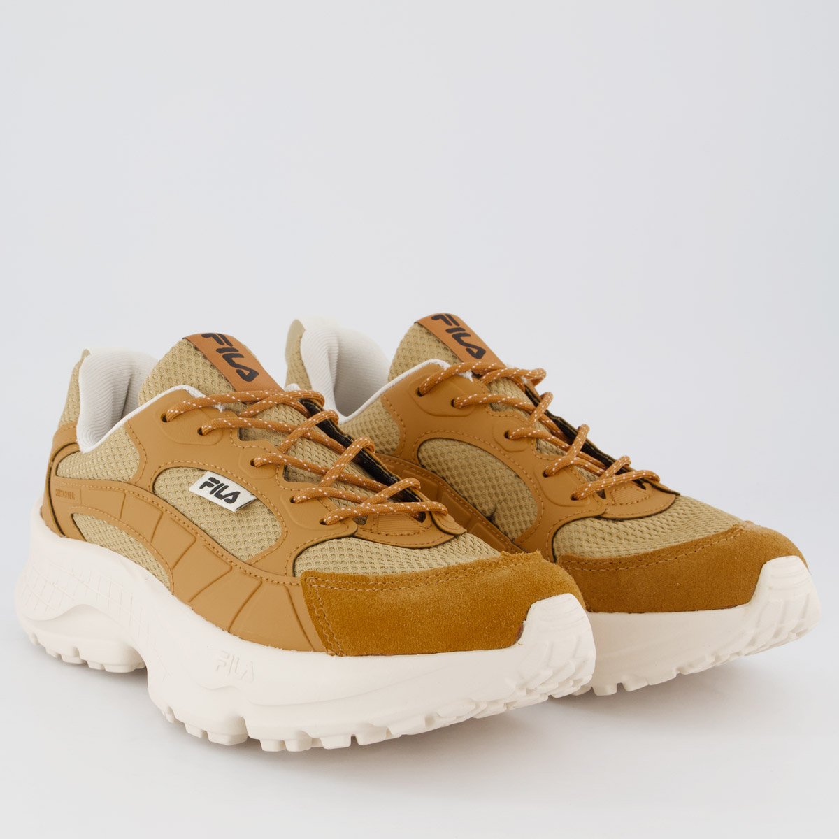 Tenis Fila Destroyer Feminino Marrom e Bege Marrom 2