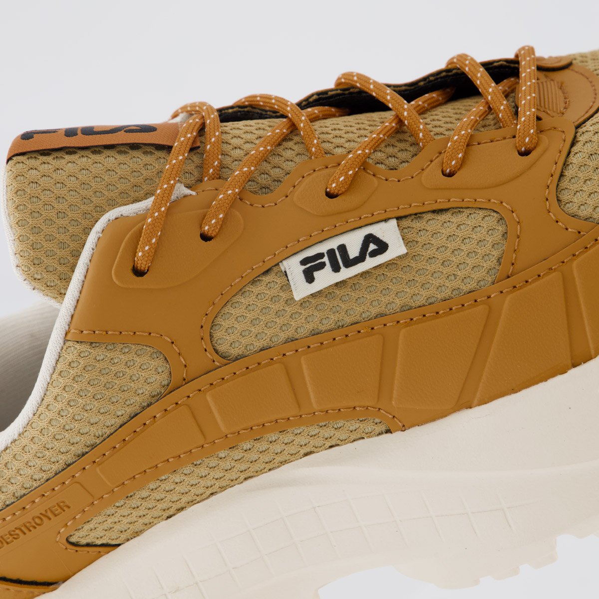 Tenis Fila Destroyer Feminino Marrom e Bege Marrom 7