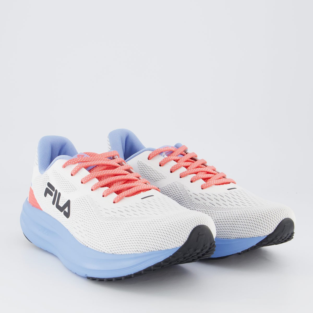 Tenis Fila Fastness Feminino Branco e Azul Branco 2