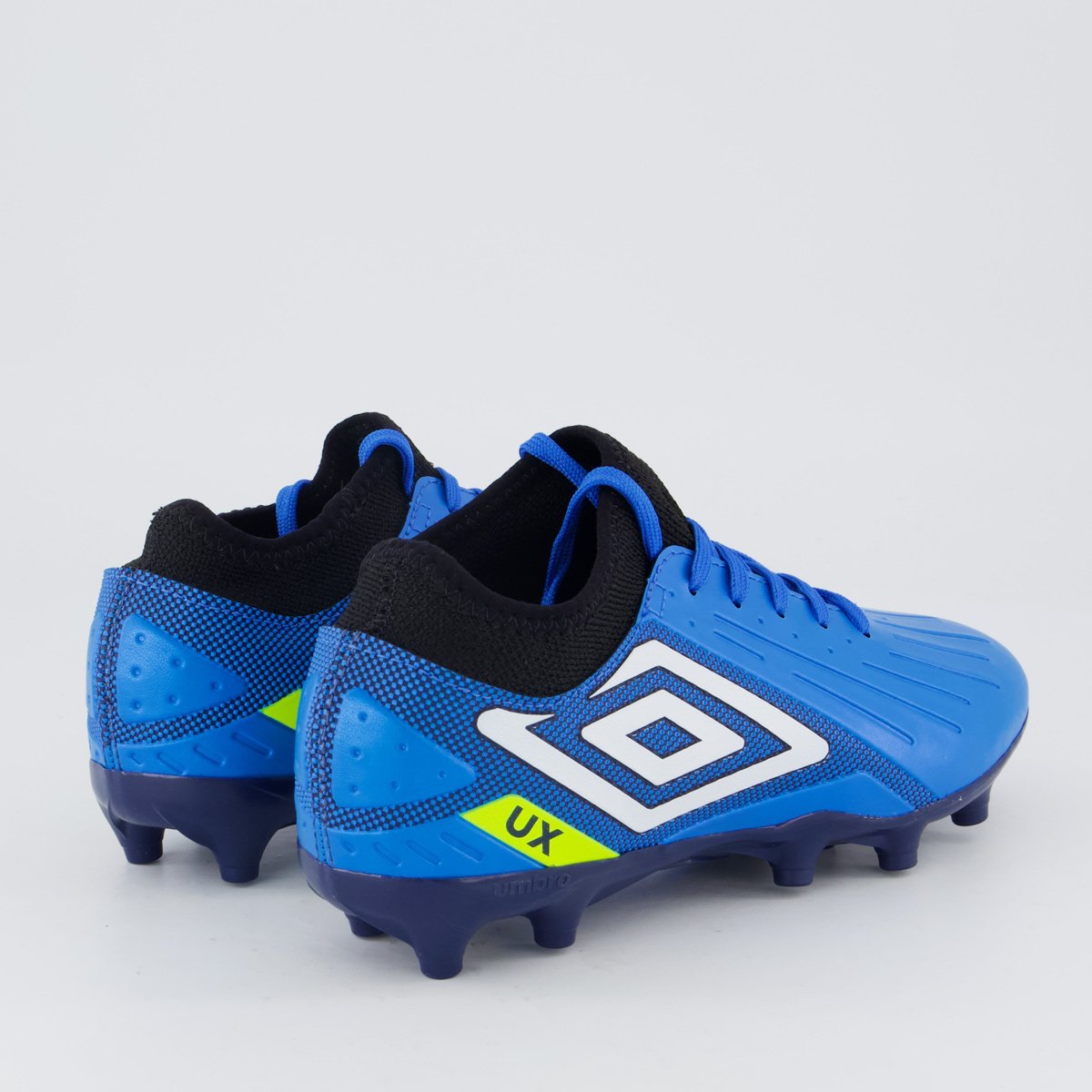Chuteira Umbro Ux Campo Juvenil Azul e Branca Azul 3