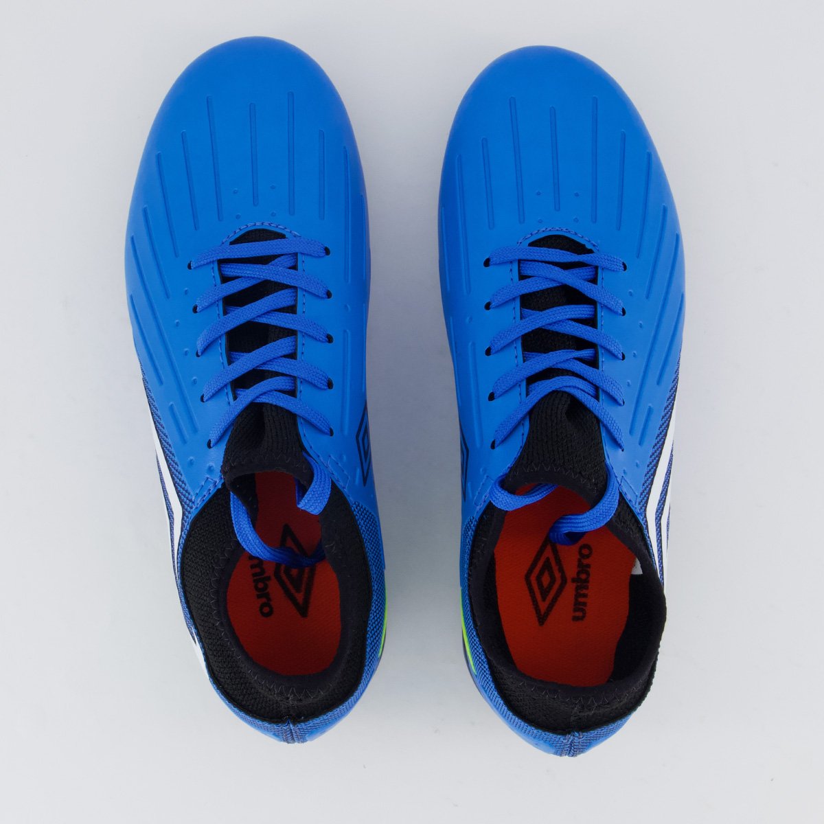 Chuteira Umbro Ux Campo Juvenil Azul e Branca Azul 4