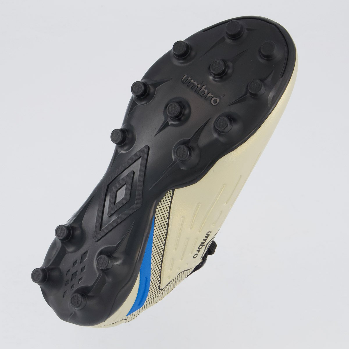 Chuteira Umbro Ux Campo Juvenil Dourada e Preta Bege 5