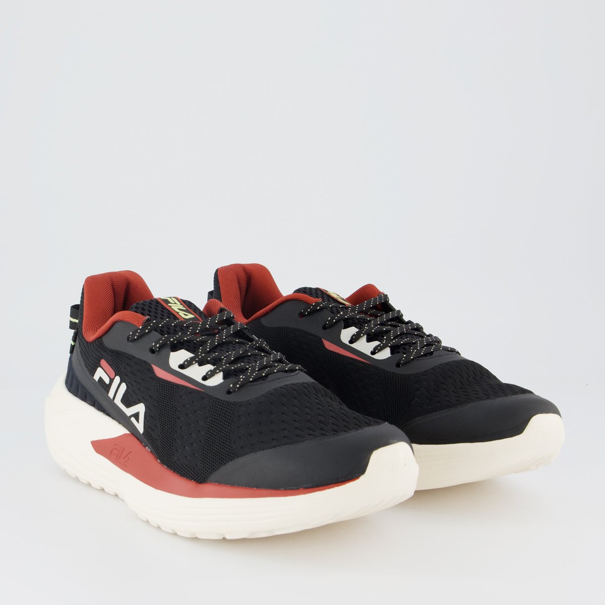 Tenis Fila Diffusion Preto e Bege Preto 2