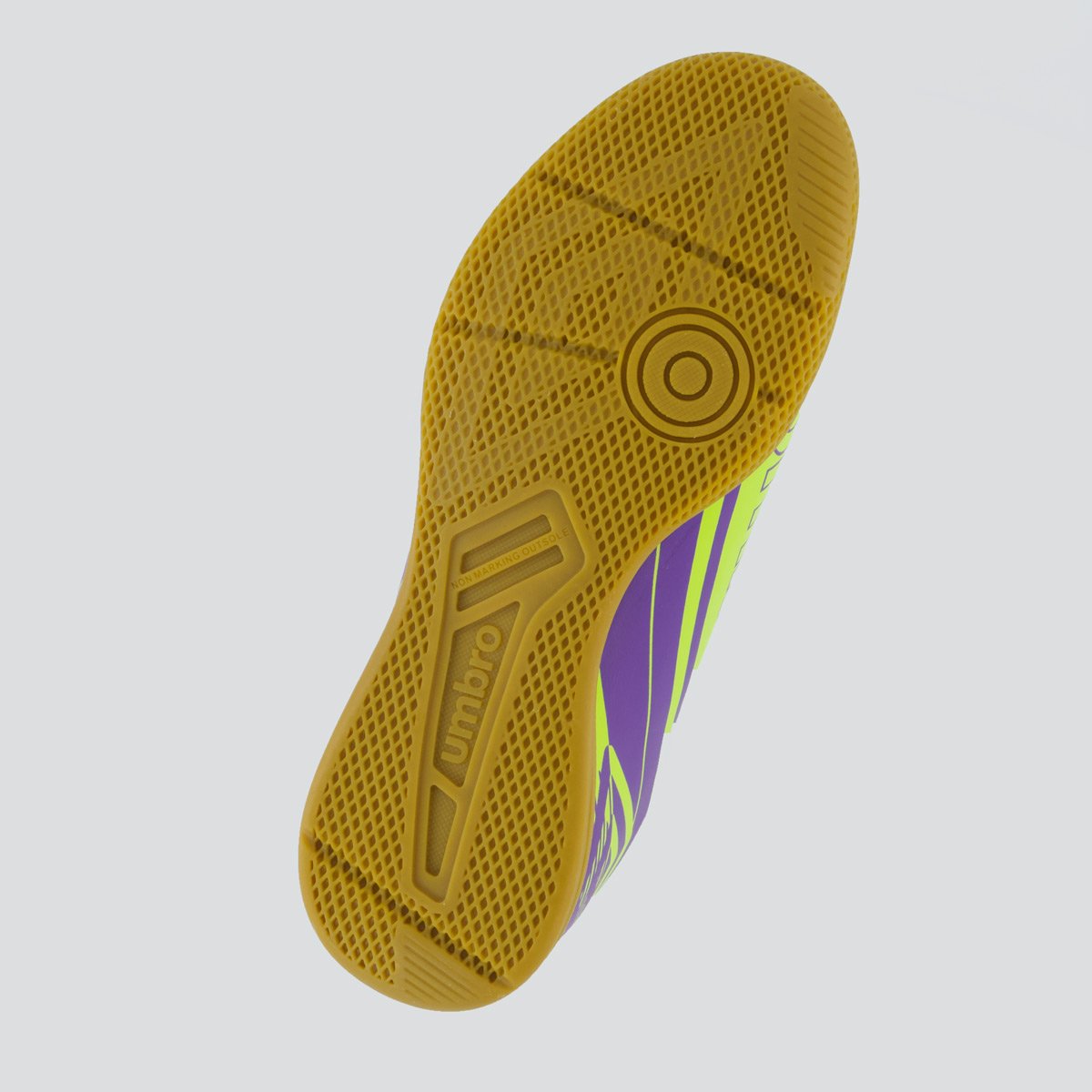 Chuteira Umbro Kick Futsal Juvenil Verde Verde/Roxo 5