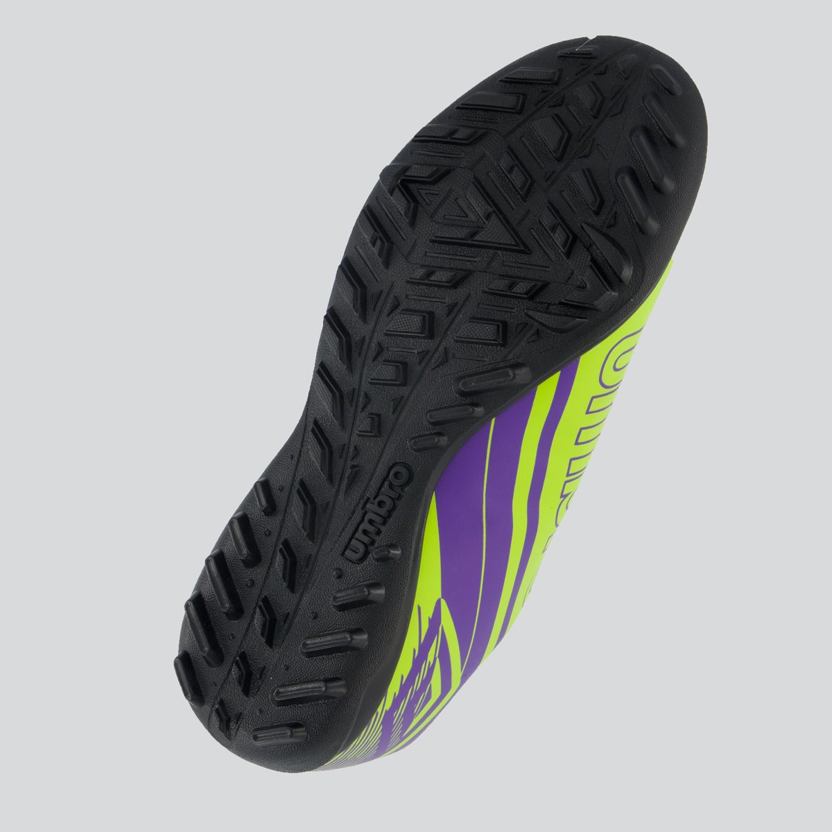 Chuteira Umbro Kick Society Juvenil Verde e Roxa Verde/Roxo 5