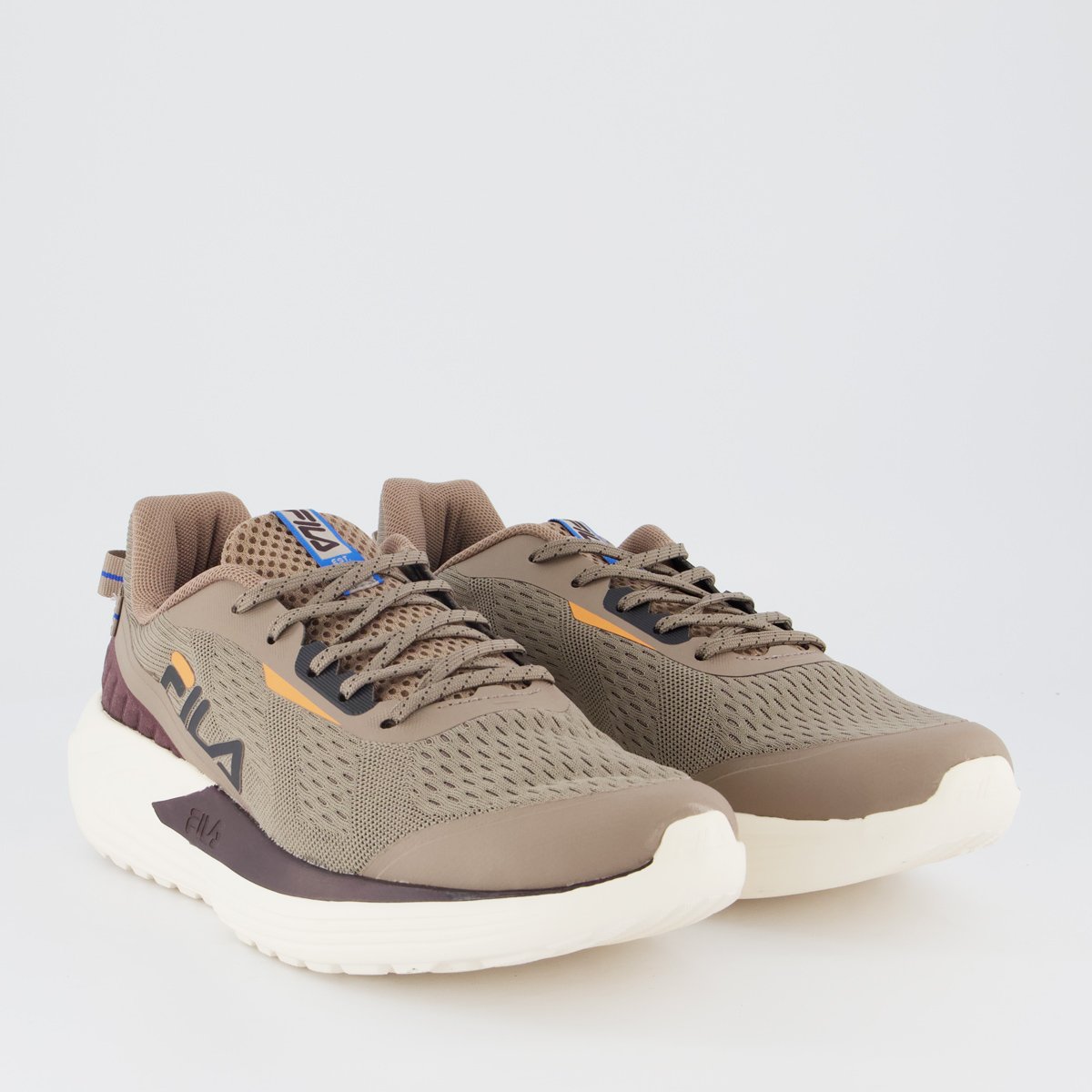 Tenis Fila Diffusion Marrom e Azul Marrom 2