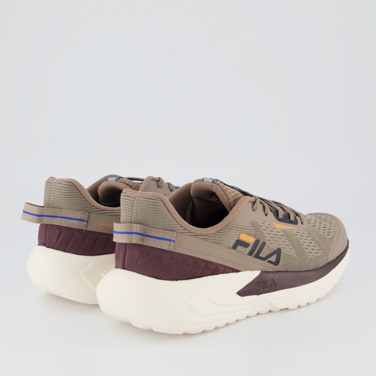 Tenis Fila Diffusion Marrom e Azul Marrom 3