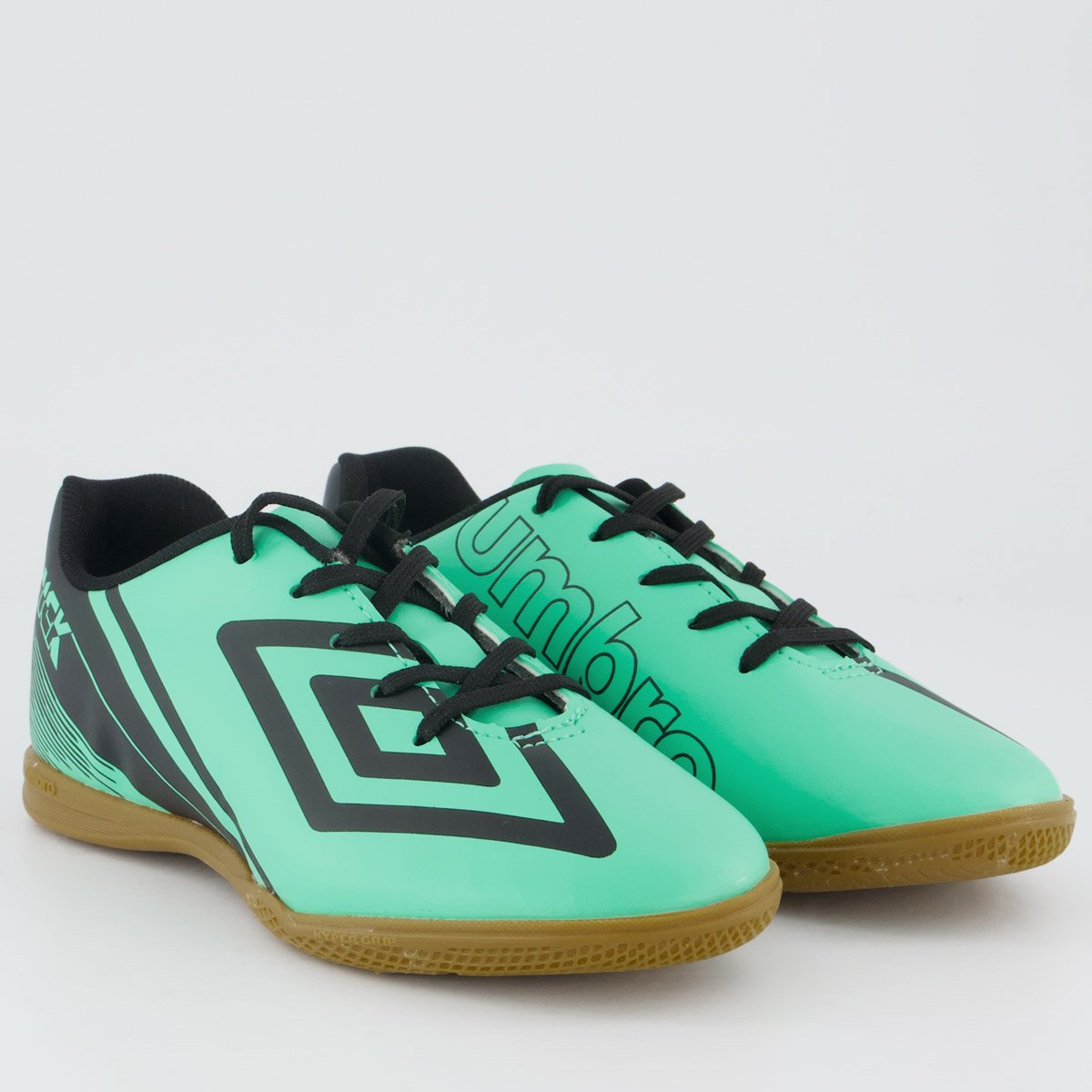 Chuteira Umbro Kick Futsal Juvenil Verde e Preta Verde 2