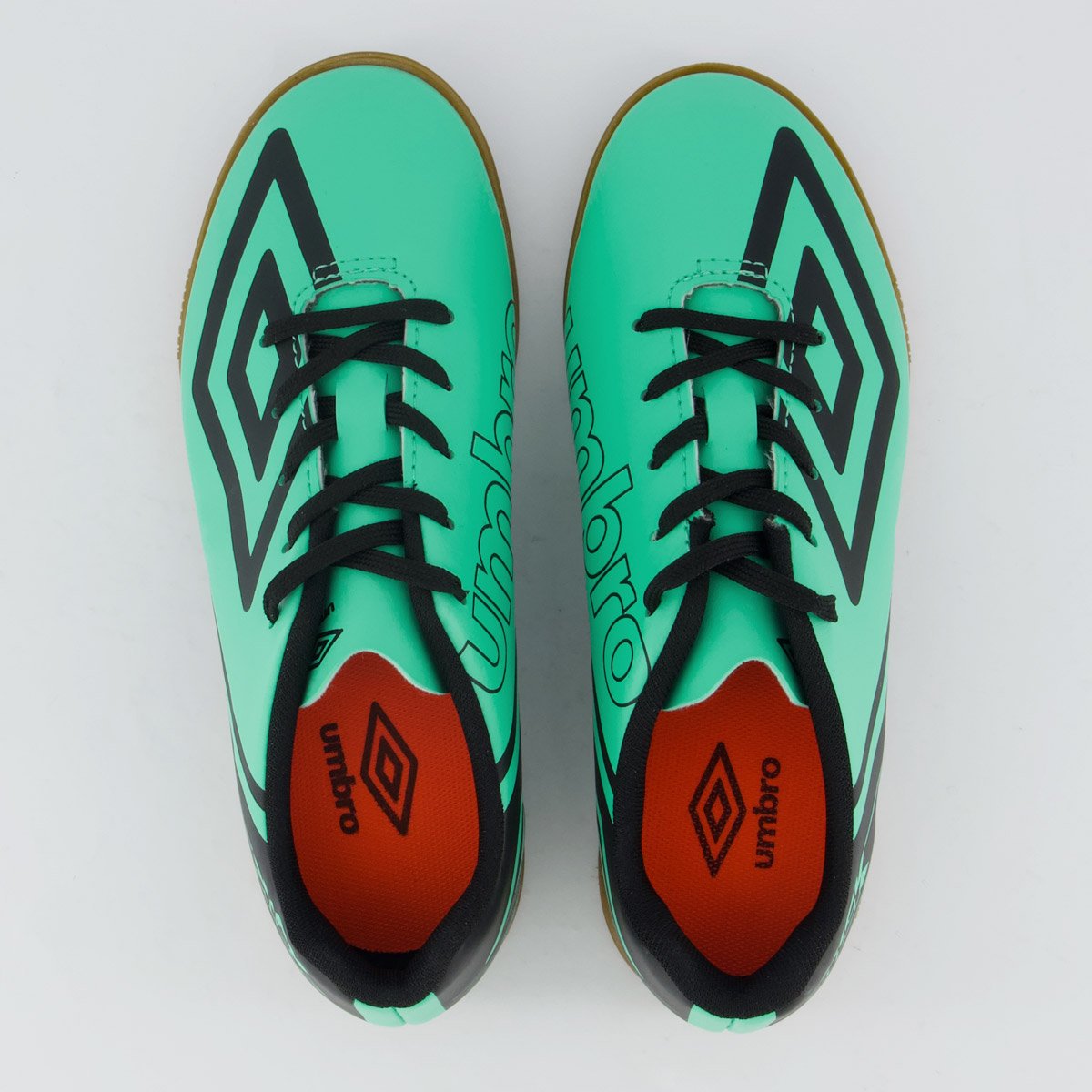 Chuteira Umbro Kick Futsal Juvenil Verde e Preta Verde 4