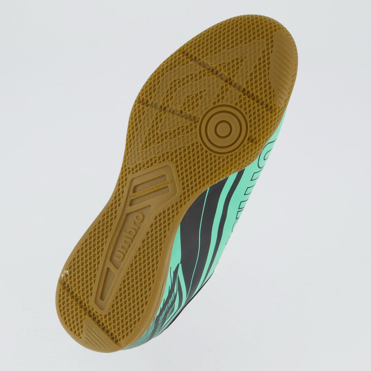 Chuteira Umbro Kick Futsal Juvenil Verde e Preta Verde 5