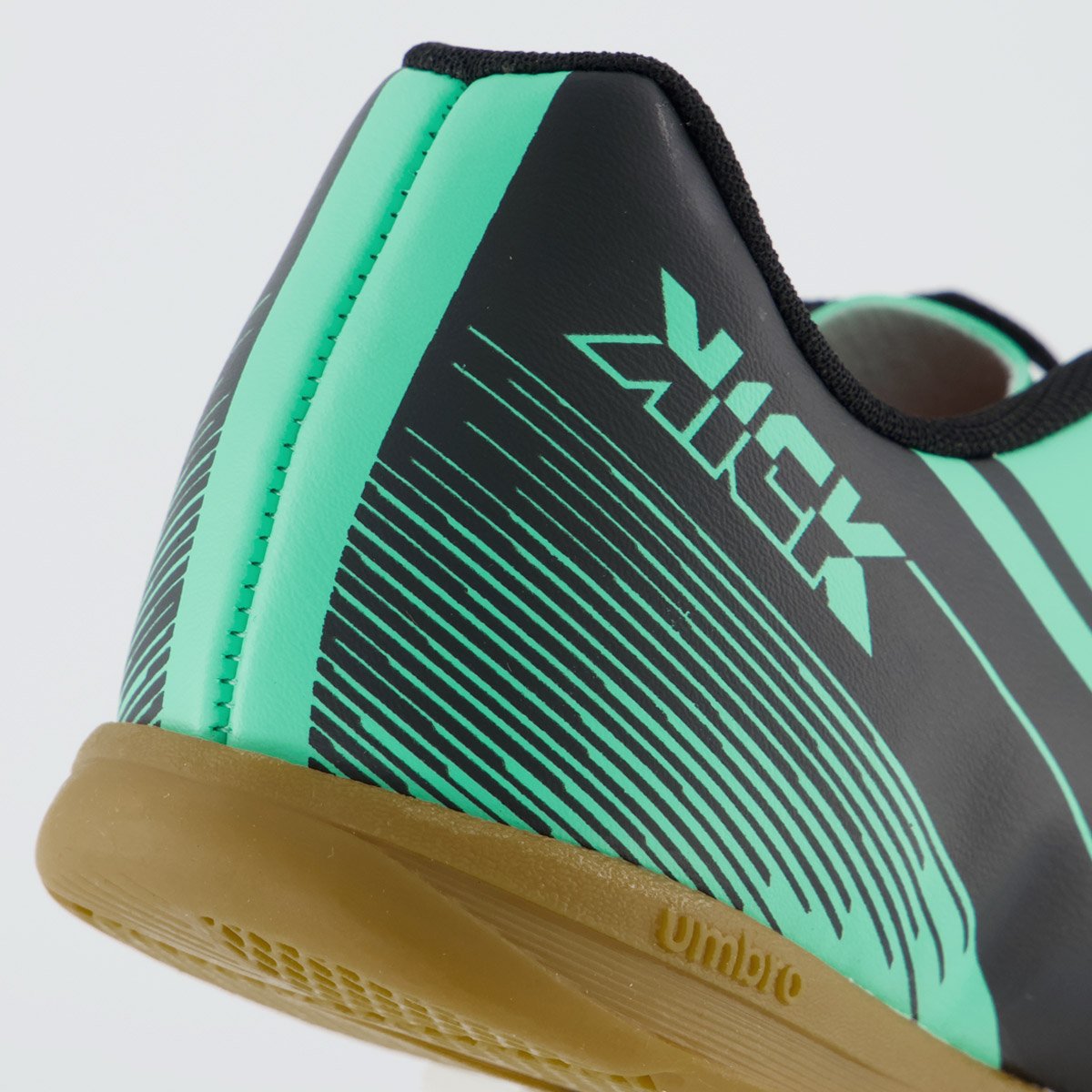 Chuteira Umbro Kick Futsal Juvenil Verde e Preta Verde 6