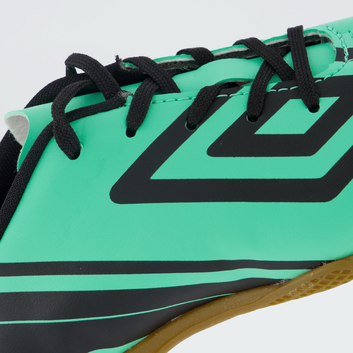 Chuteira Umbro Kick Futsal Juvenil Verde e Preta Verde 7