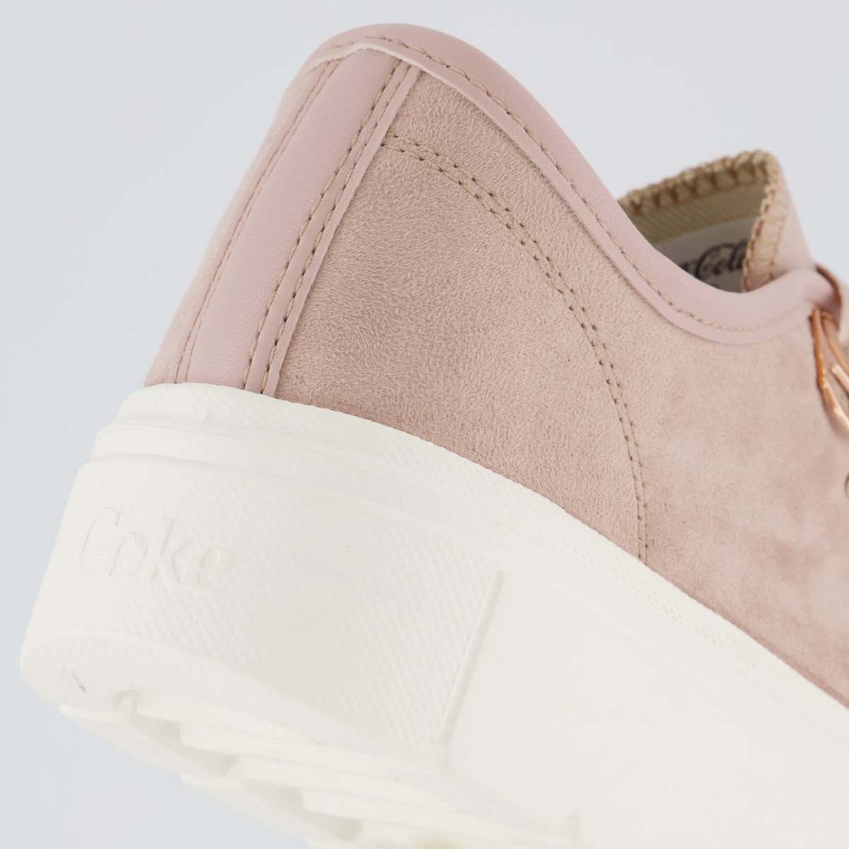 Tênis Coca Cola Harmony Class Suede Feminino Rosa Rosa 6