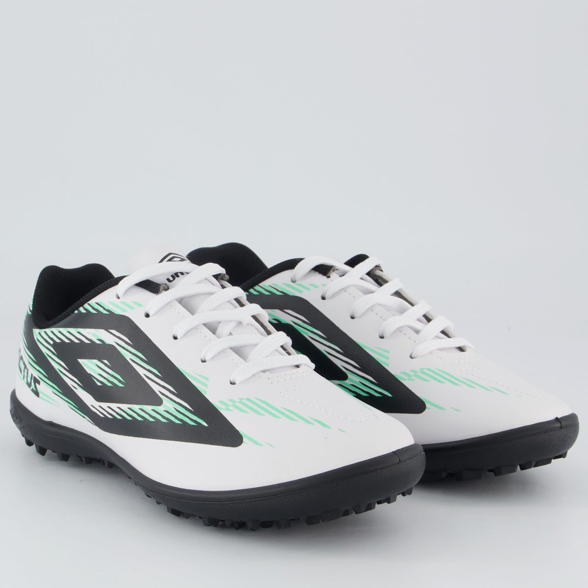 Chuteira Umbro Invictus Society Juvenil Branca e Preta Branco 2