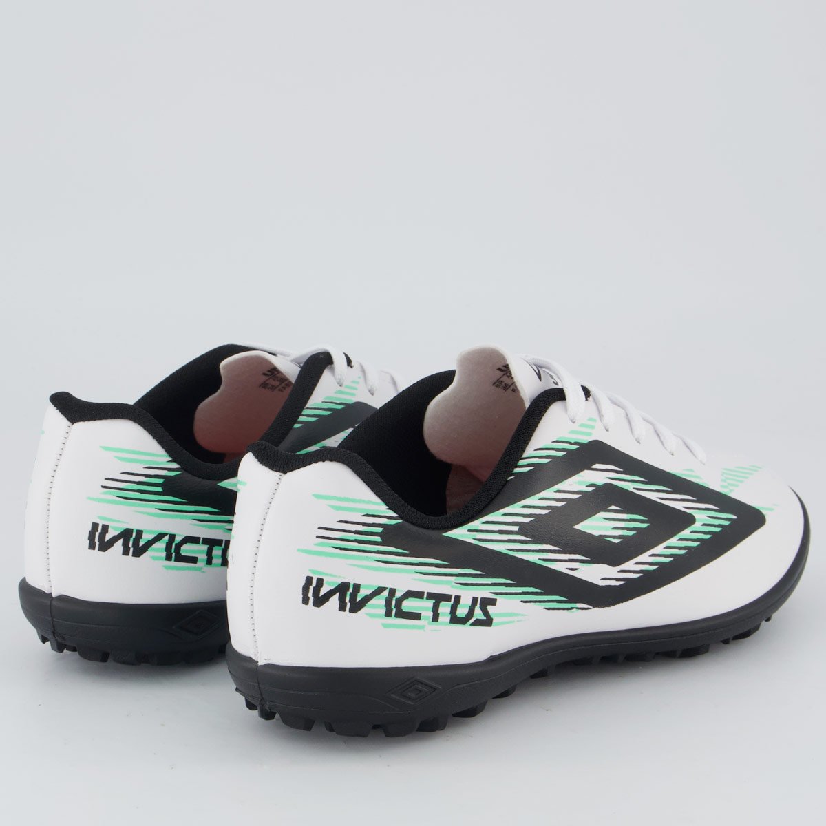 Chuteira Umbro Invictus Society Juvenil Branca e Preta Branco 3