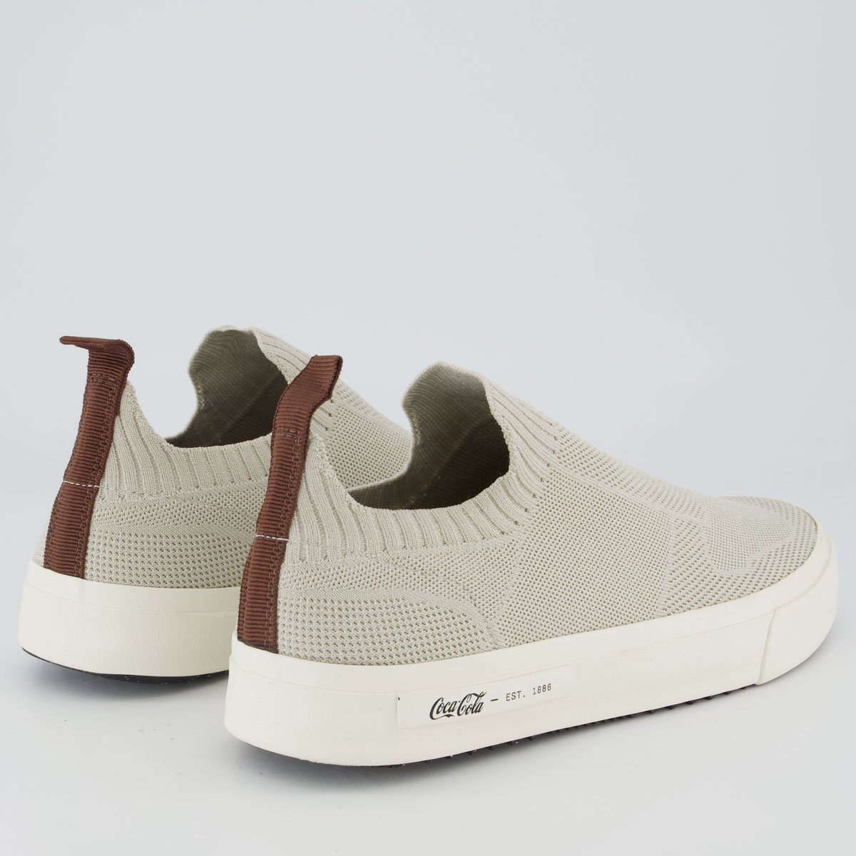 Tênis Coca Cola Stamp Chronos 2.0 Bege Bege 3