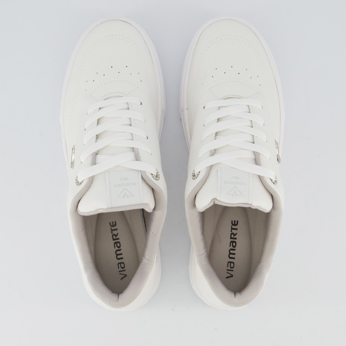 Tênis Via Marte V027 Feminino Branco Branco 4