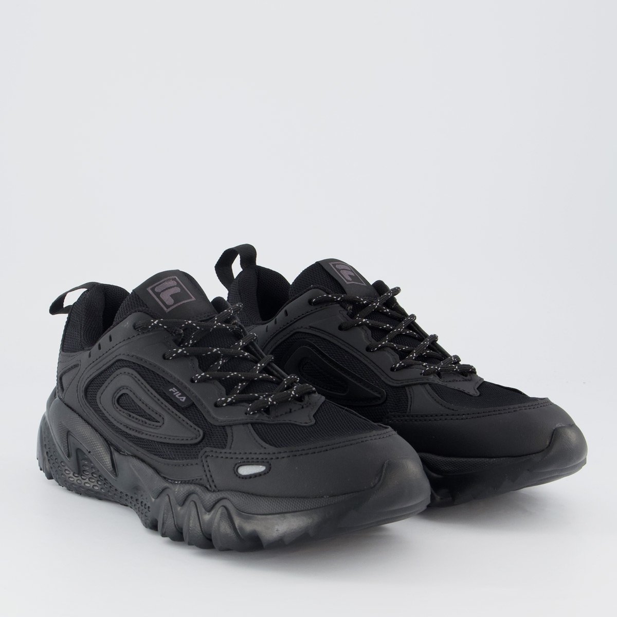 Tenis Fila Venture Tracer Lite Feminino Preto Preto 2