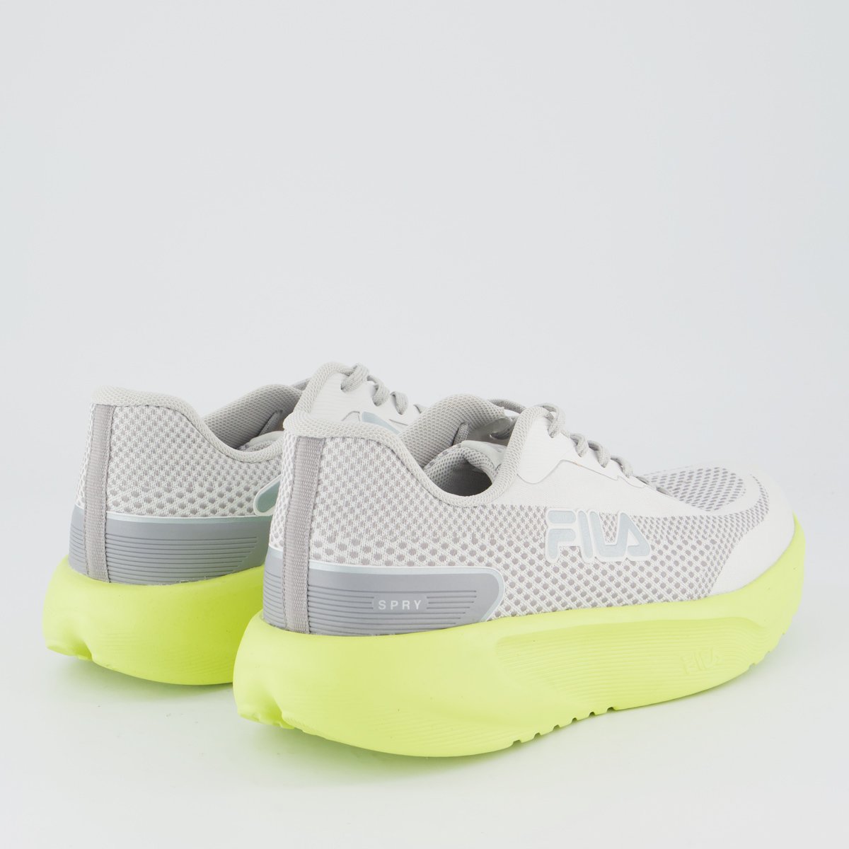 Tenis Fila Spry Cinza e Verde Cinza 3