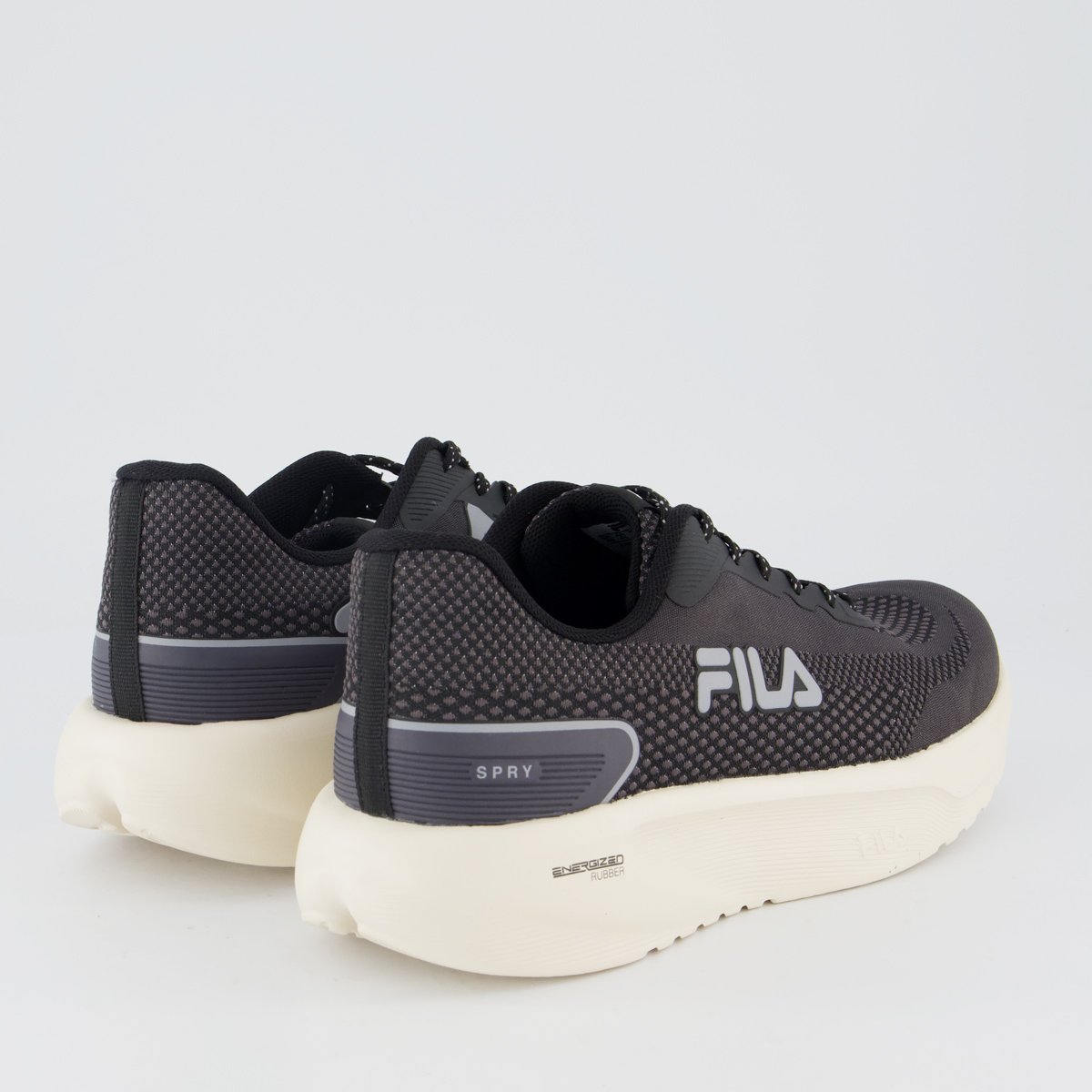 Tenis Fila Spry Preto e Cinza Preto 3