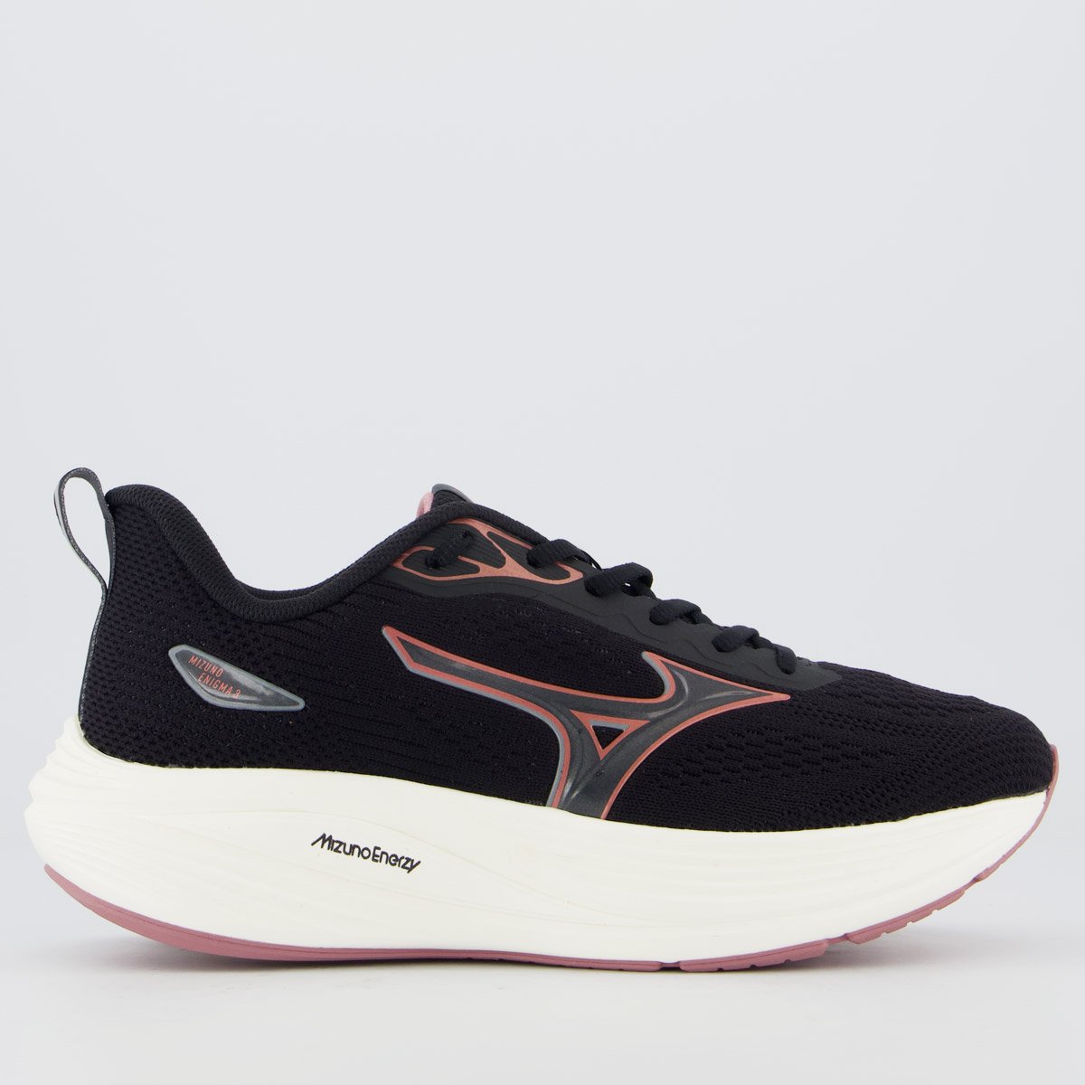 Tênis Mizuno Enigma 3 Feminino Preto e Rosa