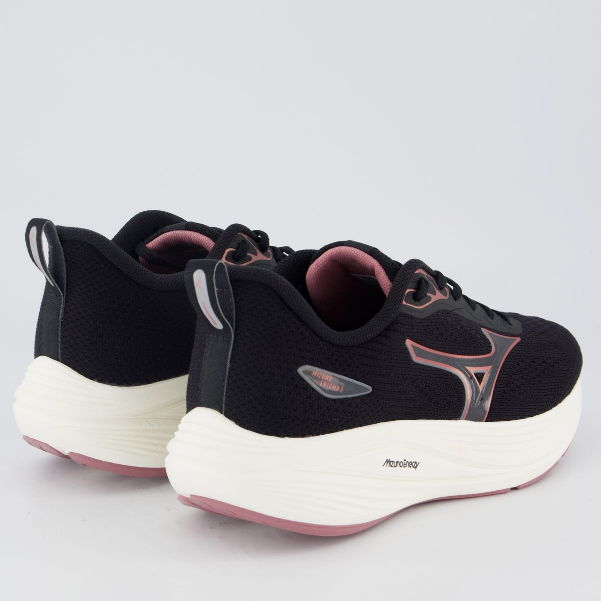 Tênis Mizuno Enigma 3 Feminino Preto e Rosa Preto 3