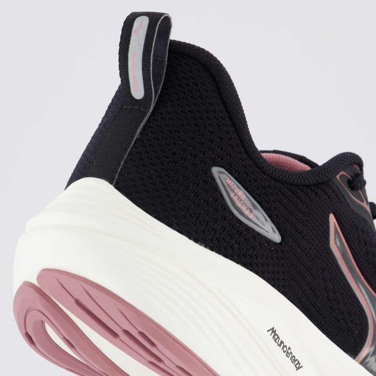 Tênis Mizuno Enigma 3 Feminino Preto e Rosa Preto 6