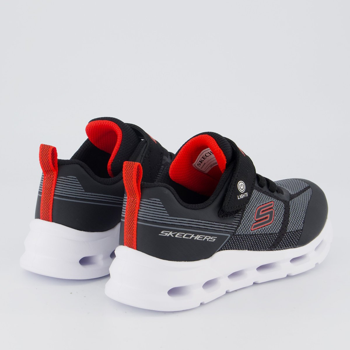 Tênis Skechers Light Glide-Step Infantil Preto Preto 3