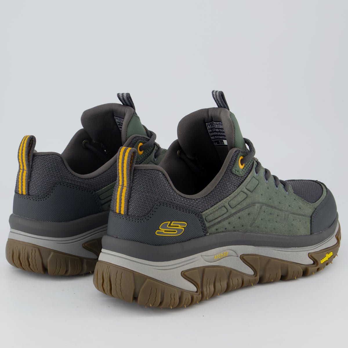 Tênis Skechers Road Walker Arch Fit Verde Verde 3
