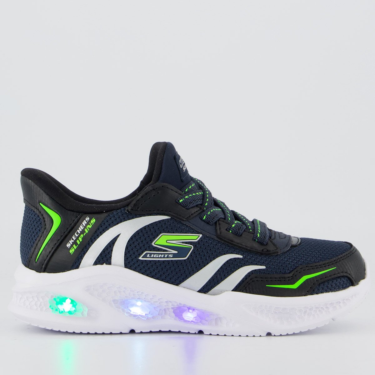 Tênis Skechers Light Meteor Infantil Azul