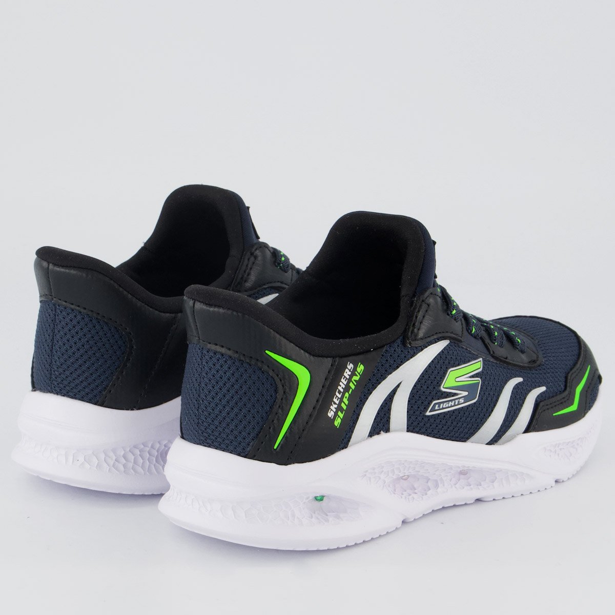 Tênis Skechers Light Meteor Infantil Azul Azul Marinho 3