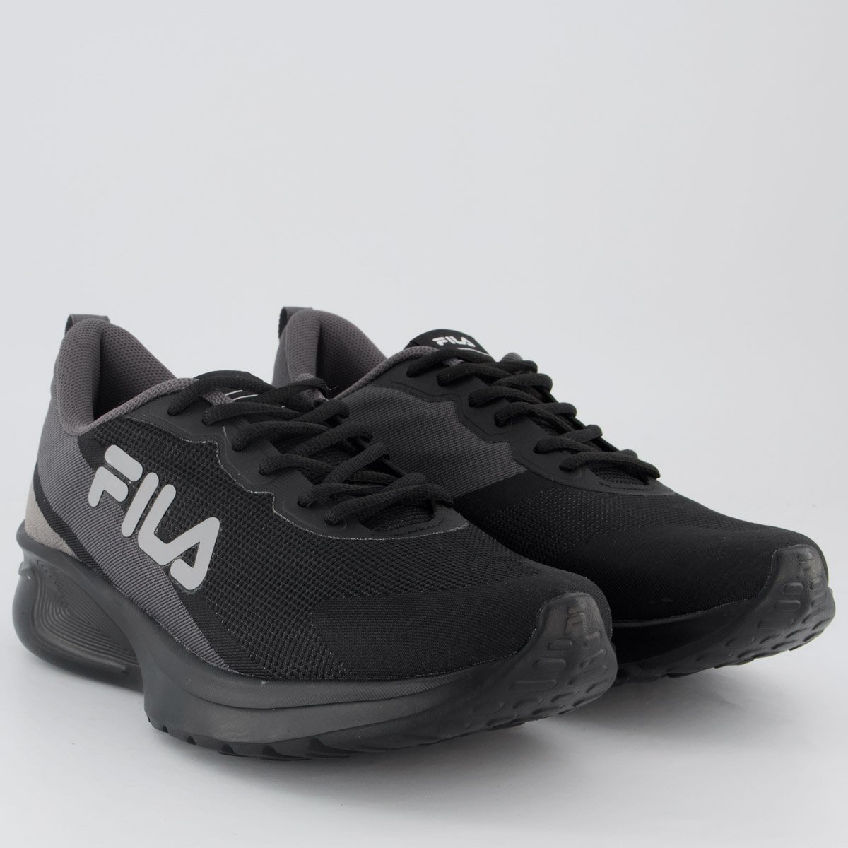 Tenis Fila Vector Preto e Cinza Preto 2