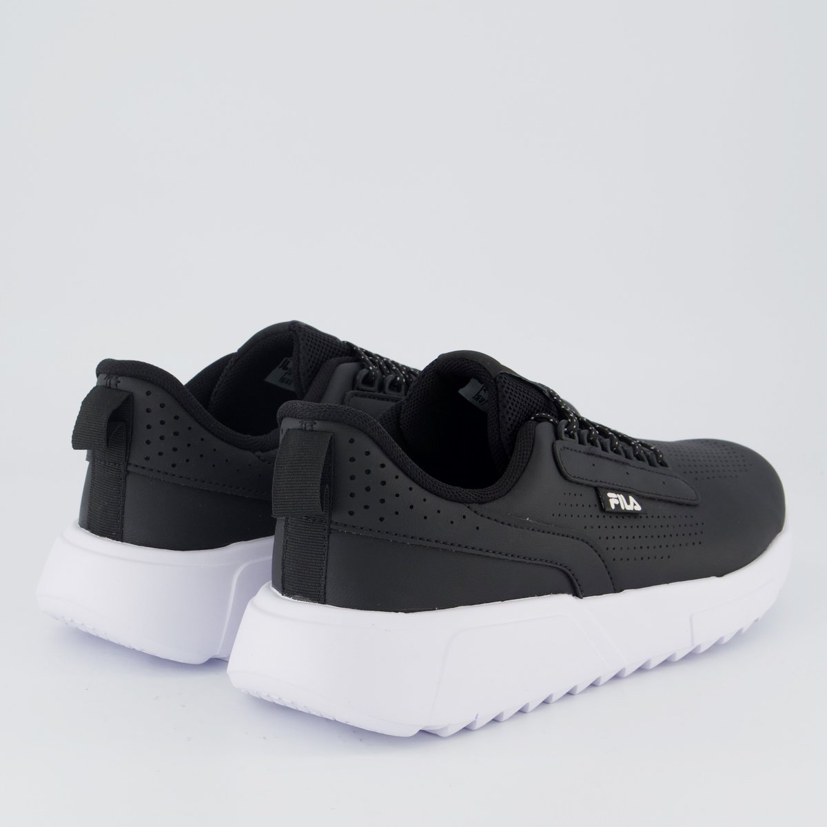 Tenis Fila Freestyle II Preto e Branco Preto 3