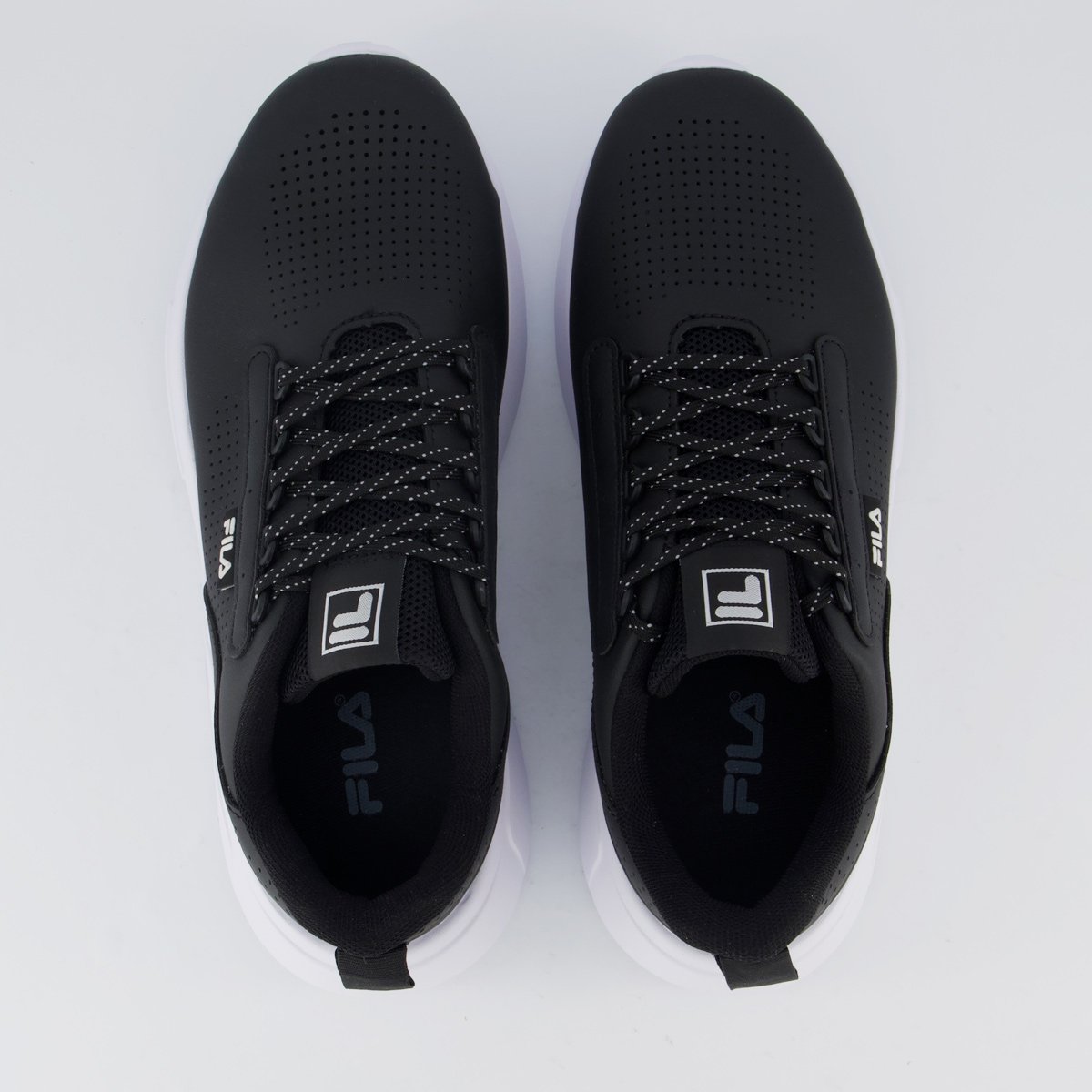 Tenis Fila Freestyle II Preto e Branco Preto 5