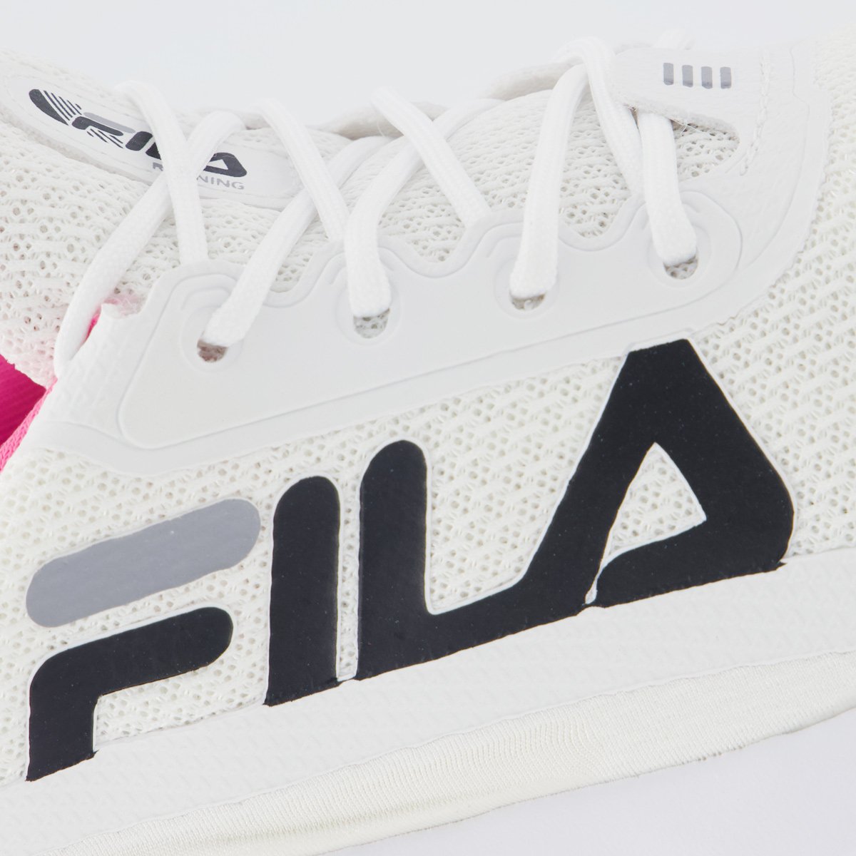 Tenis Fila Progress Lite Feminino Branco e Preto Branco 7