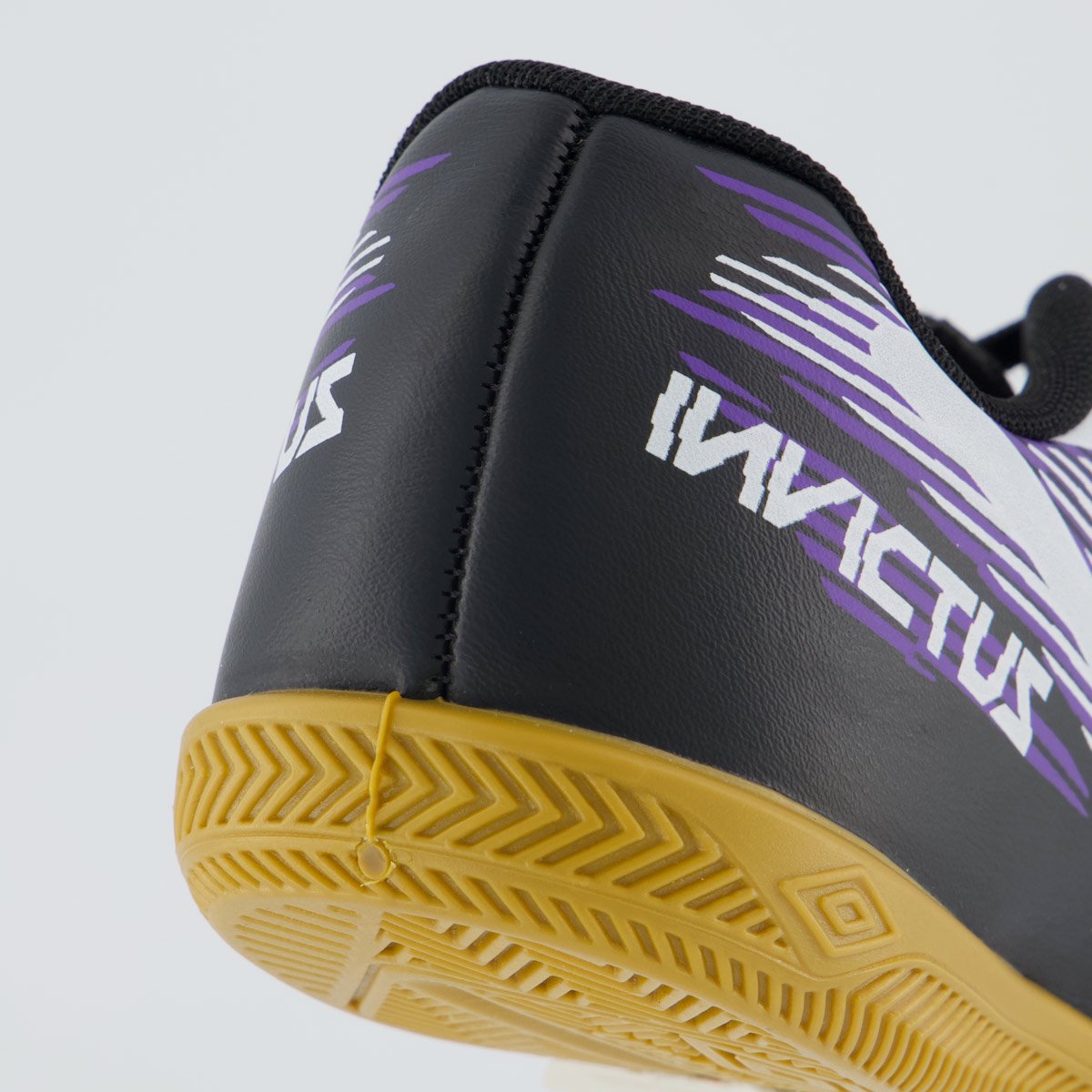 Chuteira Umbro Invictus Futsal Juvenil Preto e Roxo Preto 6