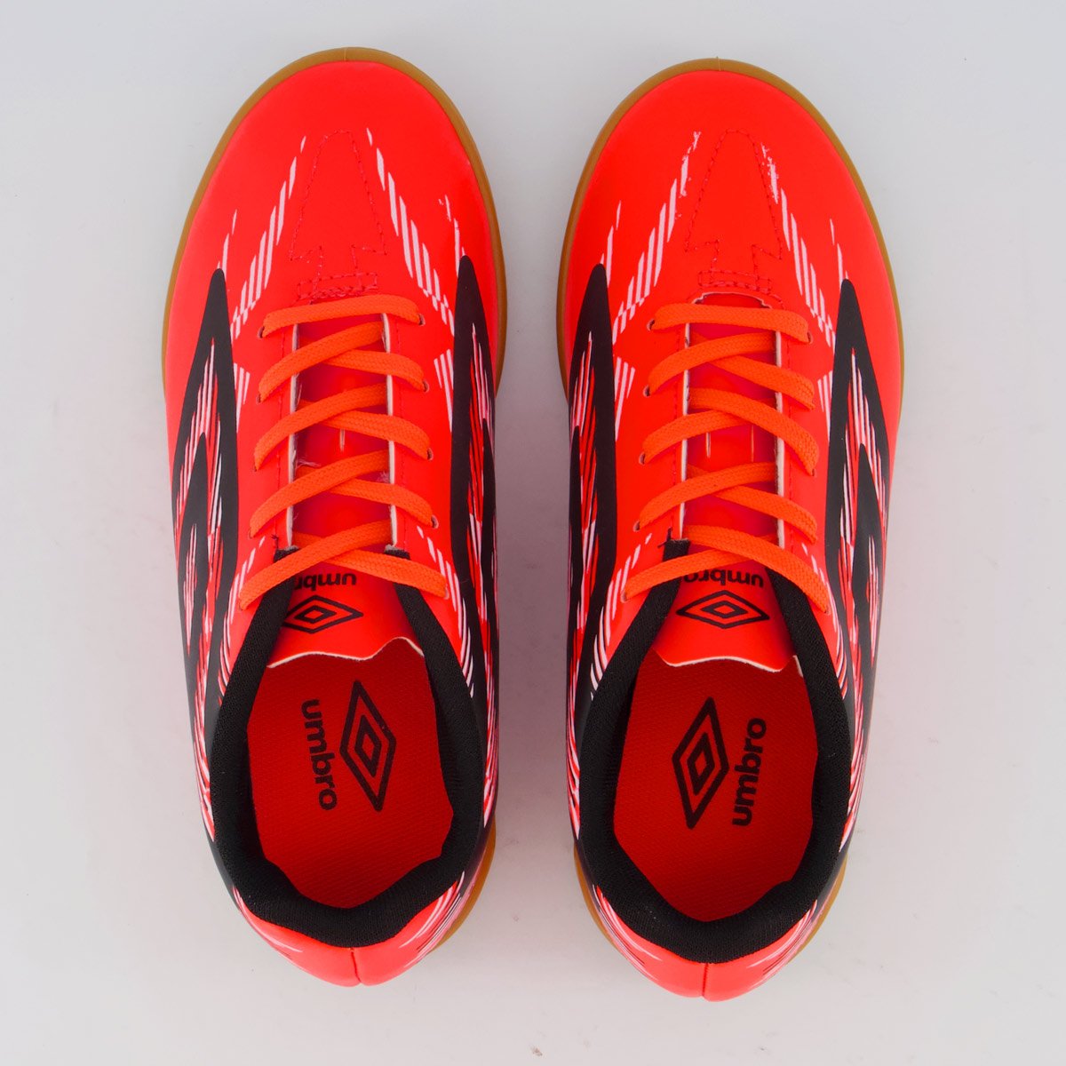 Chuteira Umbro Invictus Futsal Juvenil Laranja Laranja 4