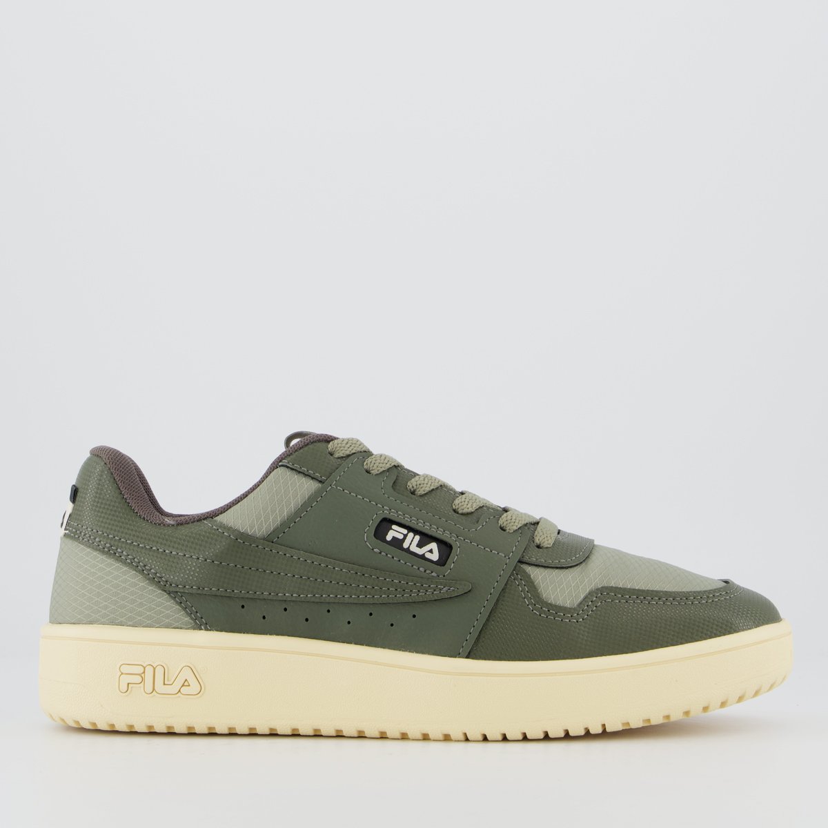 Tenis Fila Acd Classic Verde e Bege