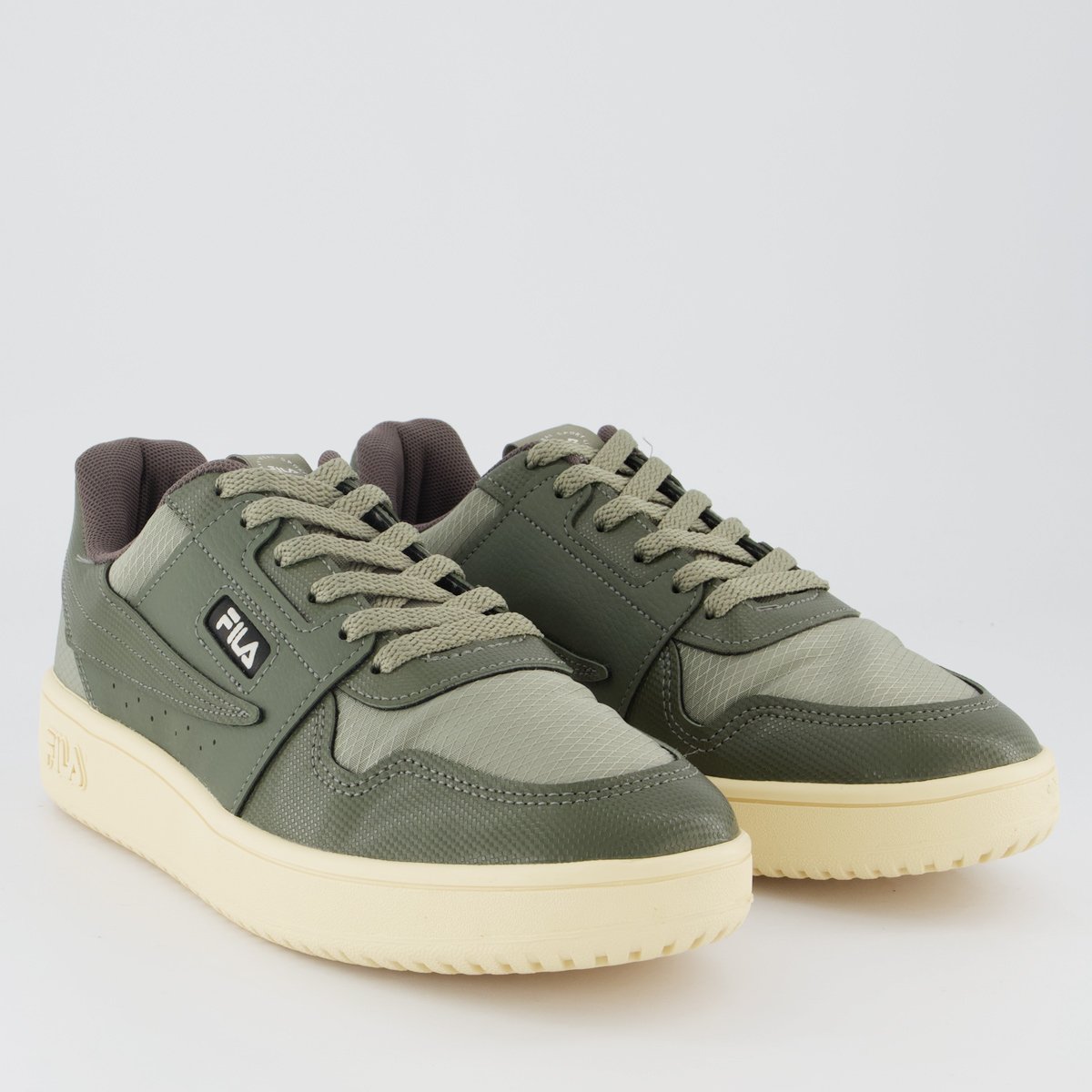 Tenis Fila Acd Classic Verde e Bege Verde 2