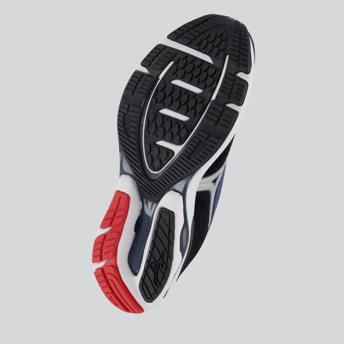 Tênis Mizuno Wave Mirai 8 Preto Preto/Azul 5