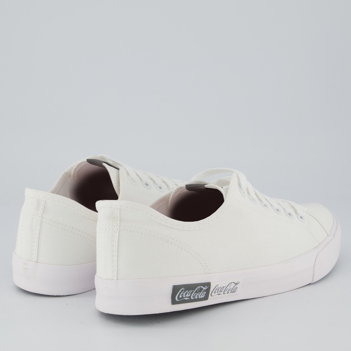 Tênis Coca Cola Blend Classic Branco e Grafite Branco 3