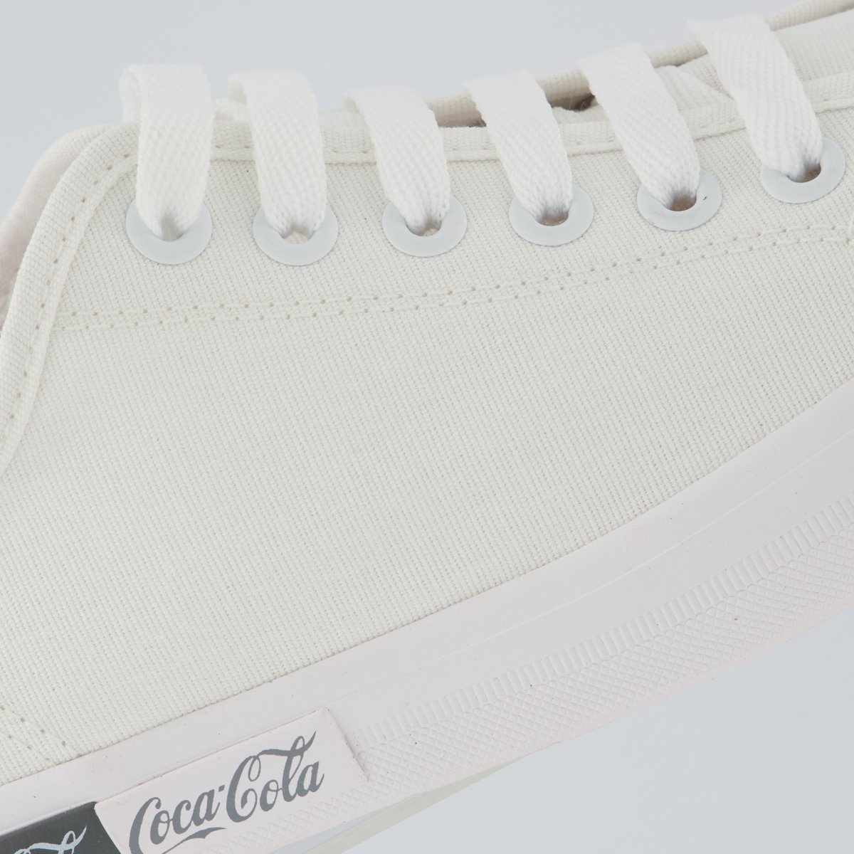 Tênis Coca Cola Blend Classic Branco e Grafite Branco 7