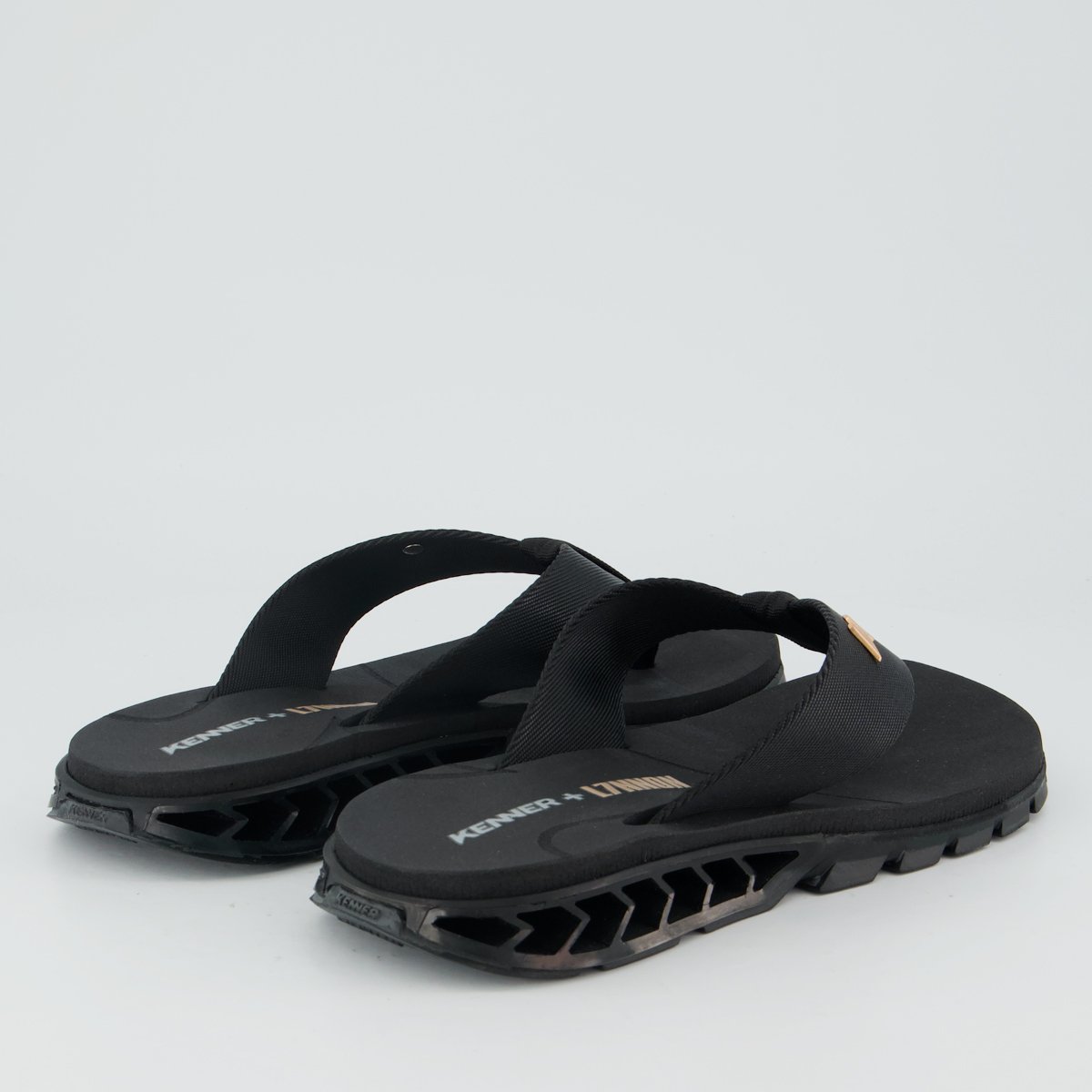 Chinelo Kenner Rakka L7nnon Preto Preto 4