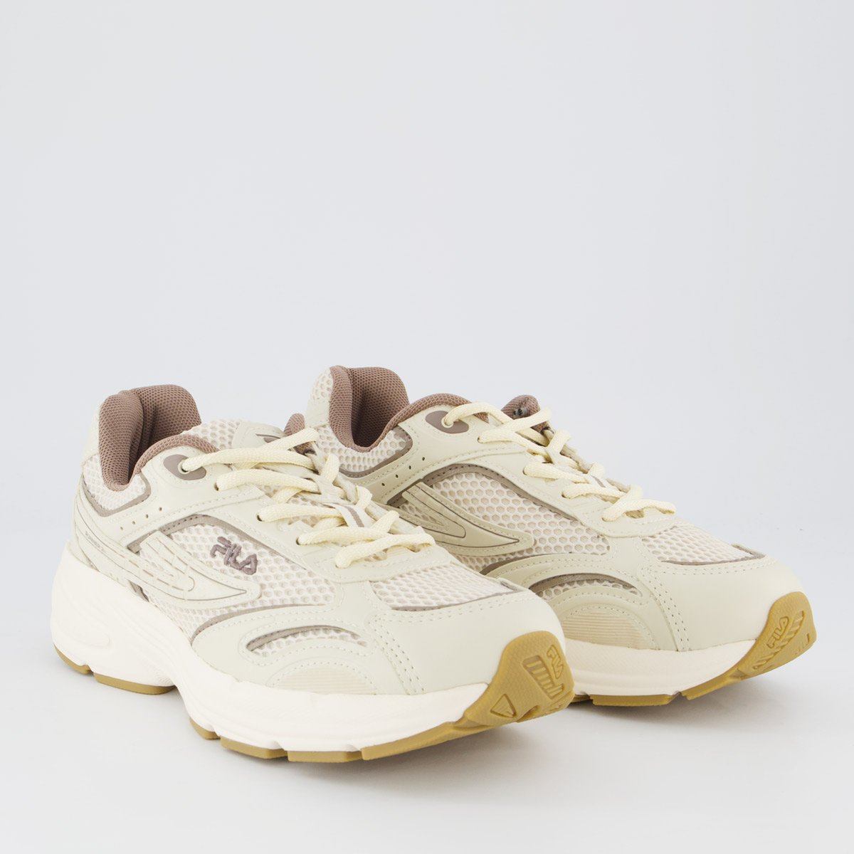 Tênis Fila Runner 2K Feminino Bege e Branco Bege 2