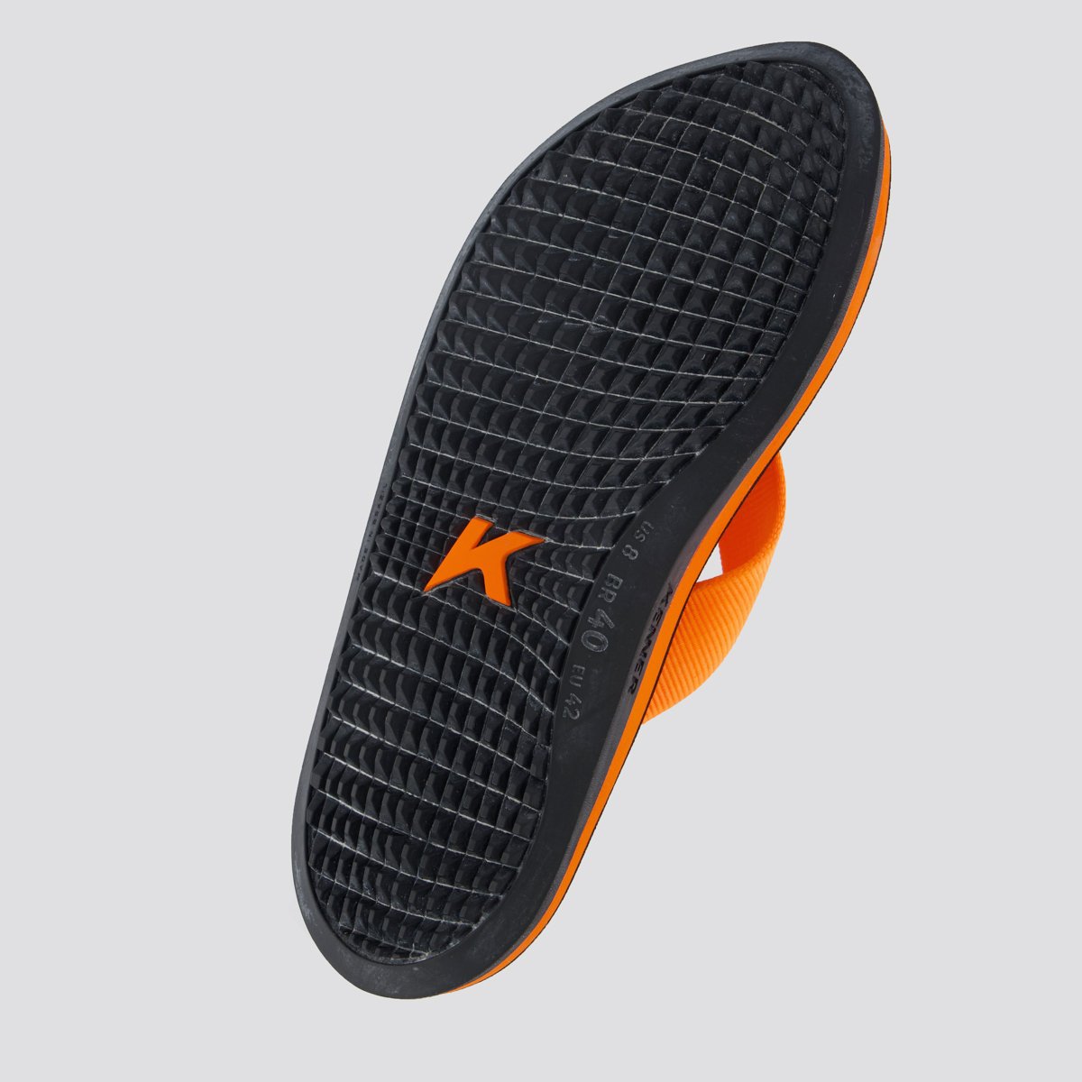 Chinelo Kenner Legend Pro Preto e Laranja Laranja 5